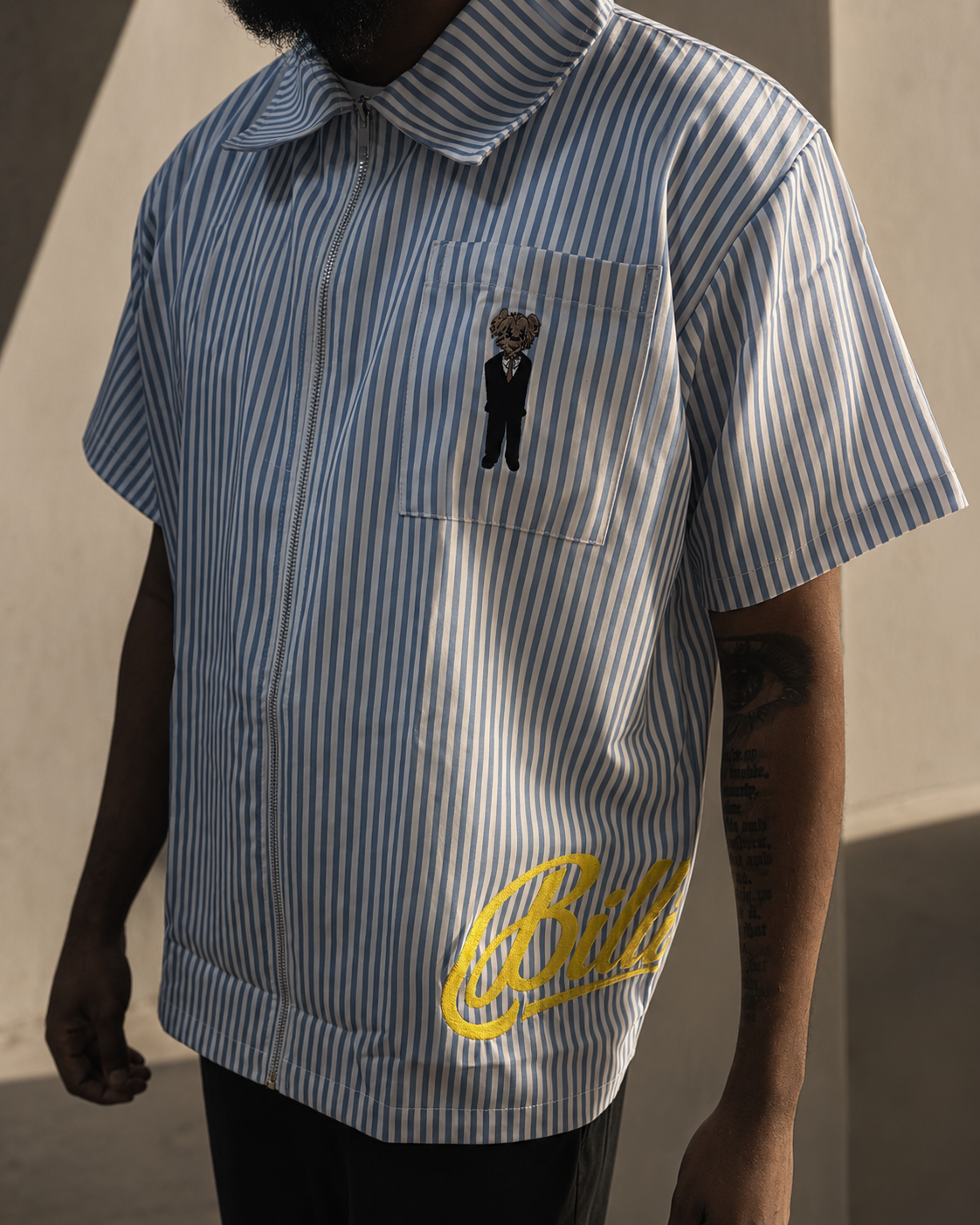 Mr. B Full zip shirt