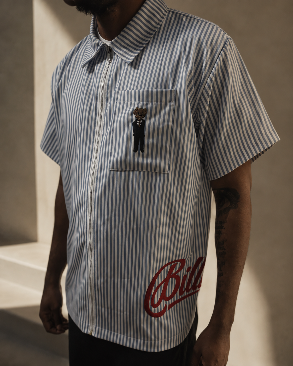 Mr. B Full zip shirt